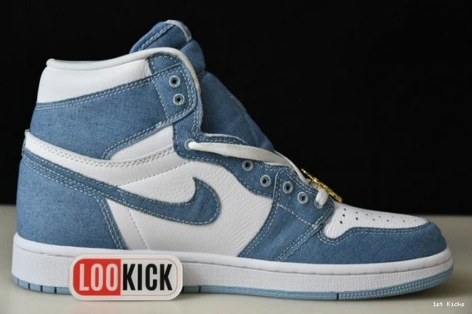 1st Kicks Denim Air Jordan DM9036-104 1 High WMNS OG 0812
